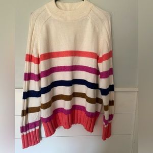 New St. Johns Bay Striped Sweater Size XXL